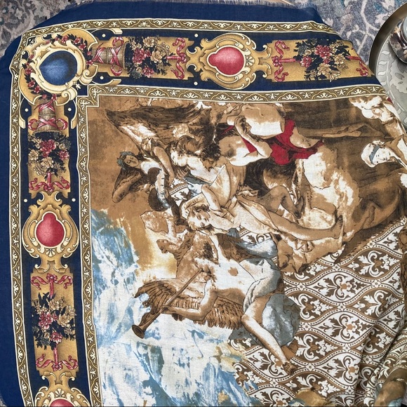 Vintage square scarf - Picture 3 of 4